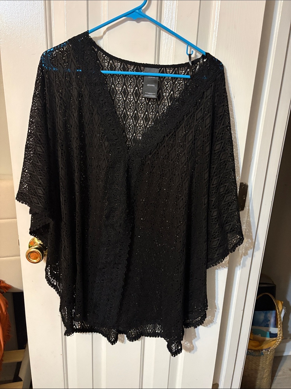 Catalina Black Lace Swim Coverup